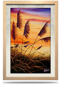 Twilight Dance - 24"x36" Framed Canvas Print