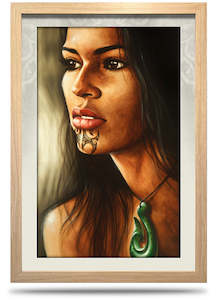 Anahera - 24"x36" Framed Canvas Print
