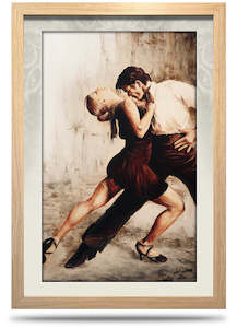 Breathless - 24"x36" Framed Canvas Print