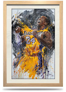 Mamba - 24"x36" Framed Canvas Print