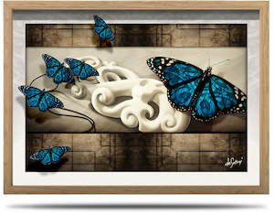 Peaceful Journey - A2 Framed Canvas Print