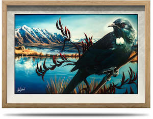 Native Elegance - A2 Framed Canvas Print
