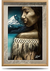 Wahine - A2 Framed Canvas Print