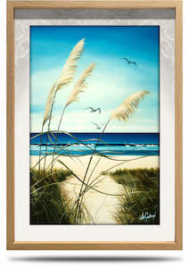 A2 Framed Canvas Vertical: Summer's End - A2 Framed Canvas Print