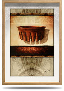 Floating Kava - A2 Framed Canvas Print