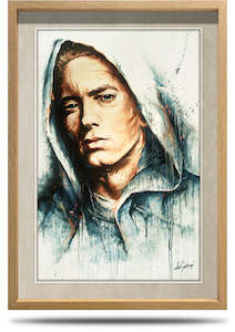 A2 Framed Canvas Vertical: One Shot - A2 Framed Canvas Print