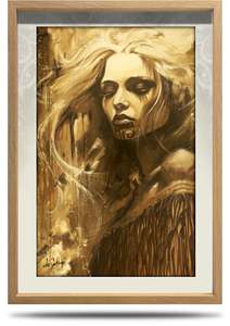 Earth Angel - A2 Framed Canvas Print