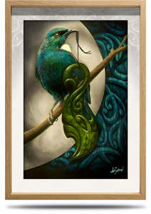 Canvas Prints Nz: Blue Shadows - A2 Framed Canvas Print