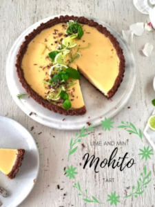 Baking: Lime and Mint "Mohito" Tart