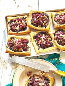 Beetroot and Feta Tarts