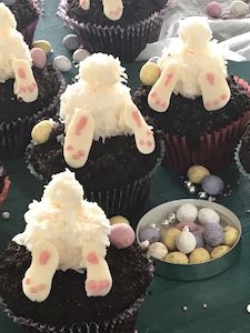 Bunny Butt Cupcakes