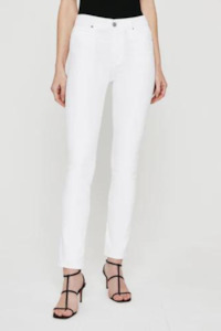 Adriano Goldschmied: Mari High Rise Straight White