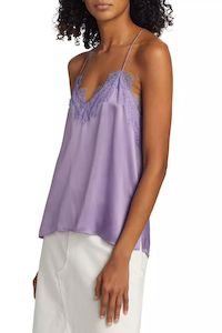 Cami Nyc: Racer Charmeuse Cami Dawn