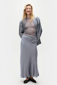 Silk Laundry: Bias Cut Skirt Storm