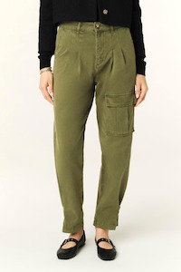 Ba Sh: Maroon Pant Khaki