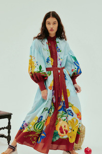 Sale: Dahlia Shirtdress Multi