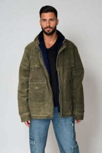 Cooper Waxed Cotton Jacket Olive