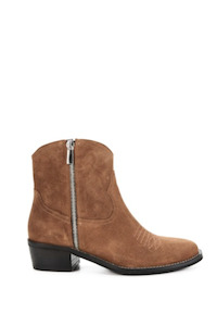 Estilo Emporio: Morgan Boot Suede Cognac