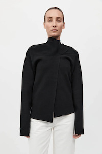 Sale: Milano Knit Scarf Jumper Black