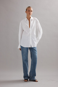 Caitlin Crisp: Vienna Shirt White