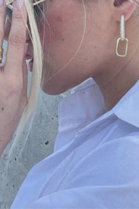 Modular Drop Hoops Gold