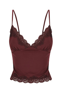 Lingerie: Hugo Camisole Raisin