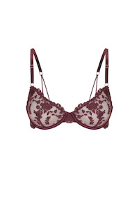 Lingerie: Nicolette Underwire Bra Raisin