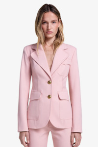 Two Button Patch Pocket Blazer Ballet