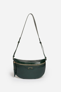 Vanessa Bruno: Leather Bum Bag Forest