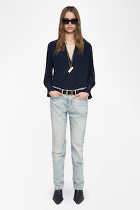 Zadig And Voltaire: Thely Shirt Encre