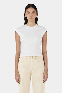 Tees: Gigi Baby Tee Ivory