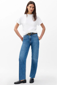 Kelly Boxy Jersey Tee White