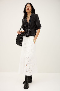 Mlavina Wrap Top Blackstone