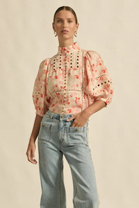 Blouses: Cabaret Top Cherry Tulip