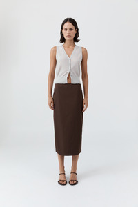 Merino Wool Oupa Vest Light Grey Marle