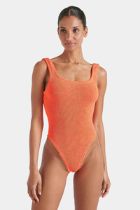 Accessories: Square Neck Swim Orange