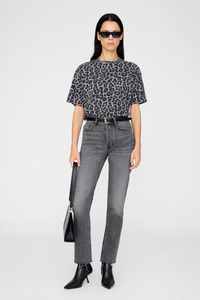Cohen Tee Grey Leopard