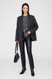 Anine Bing: Miles Sweatshirt Grey Leopard