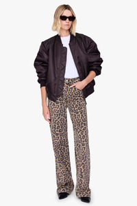 Anine Bing: Hugh Jean Black And Brown Leopard