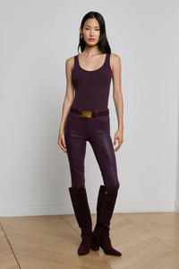 Tanks: Adira Scoopneck Tank Dark Malbec