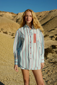 New: Buddy Shirt Blithe Cherry Stripe