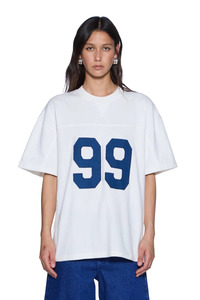 99 Jersey Boyfriend Tee Vintage White