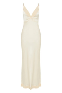 Cheval Blanc Silk Dress Champagne