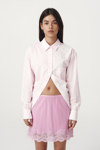 Ramona Tie Back Shirt Powder Pink