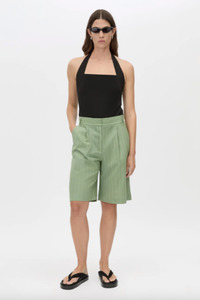 Phoebe Halter Neck Bodysuit Black