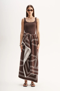 Beau Towel Chocolate Ecru