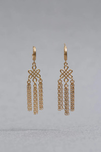 Ether Earrings Gold