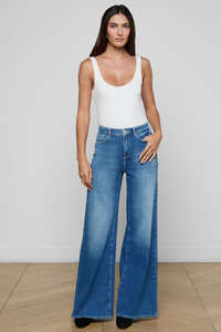 Denim: Quincy Wide Leg Jean Castro