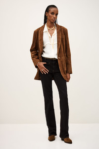 Denim: Ross Flared Jeans Black