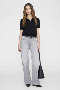 Moni Polo Sweater Black